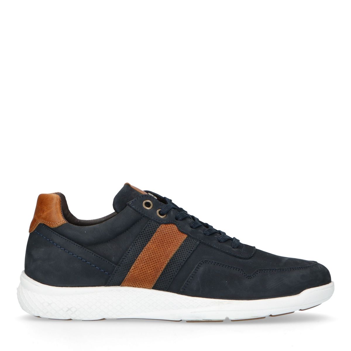 Donkerblauwe lage sneakers