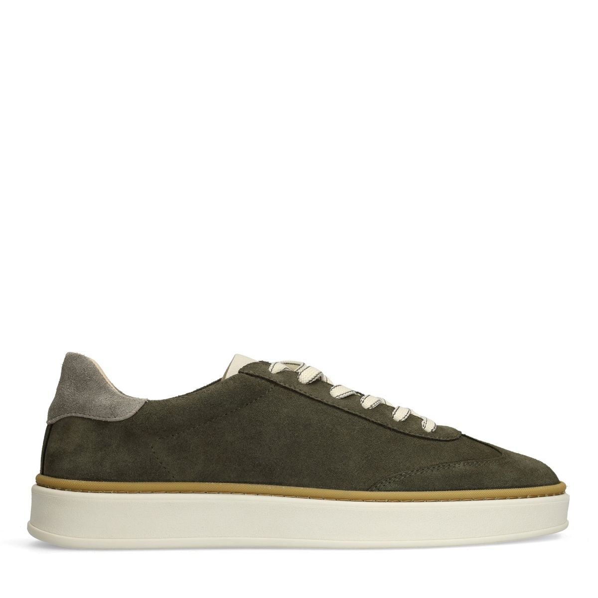 Groene suède sneakers