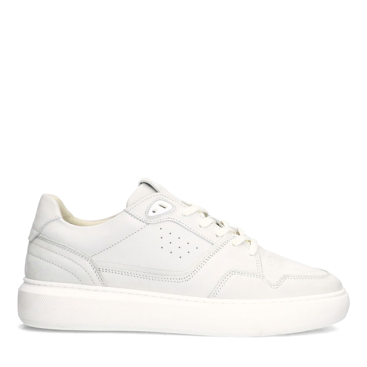 Witte nubuck sneakers