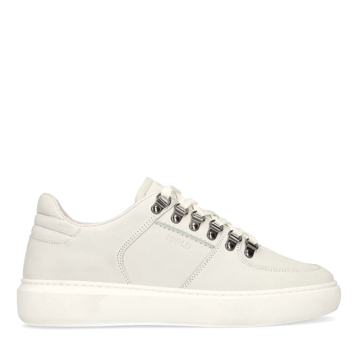 Off white nubuck sneakers