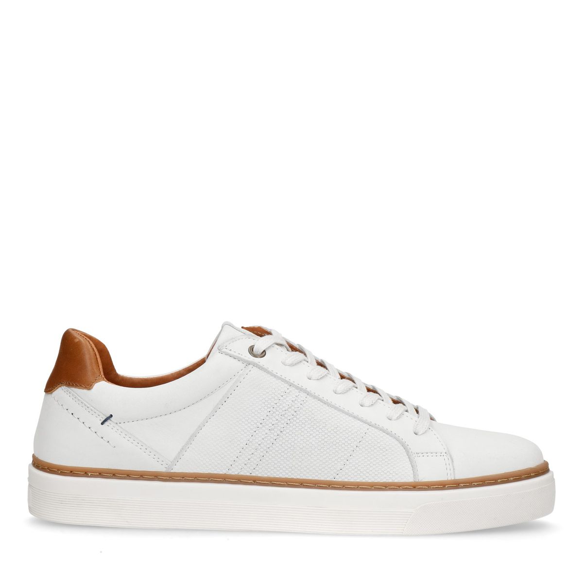 Witte nubuck sneakers