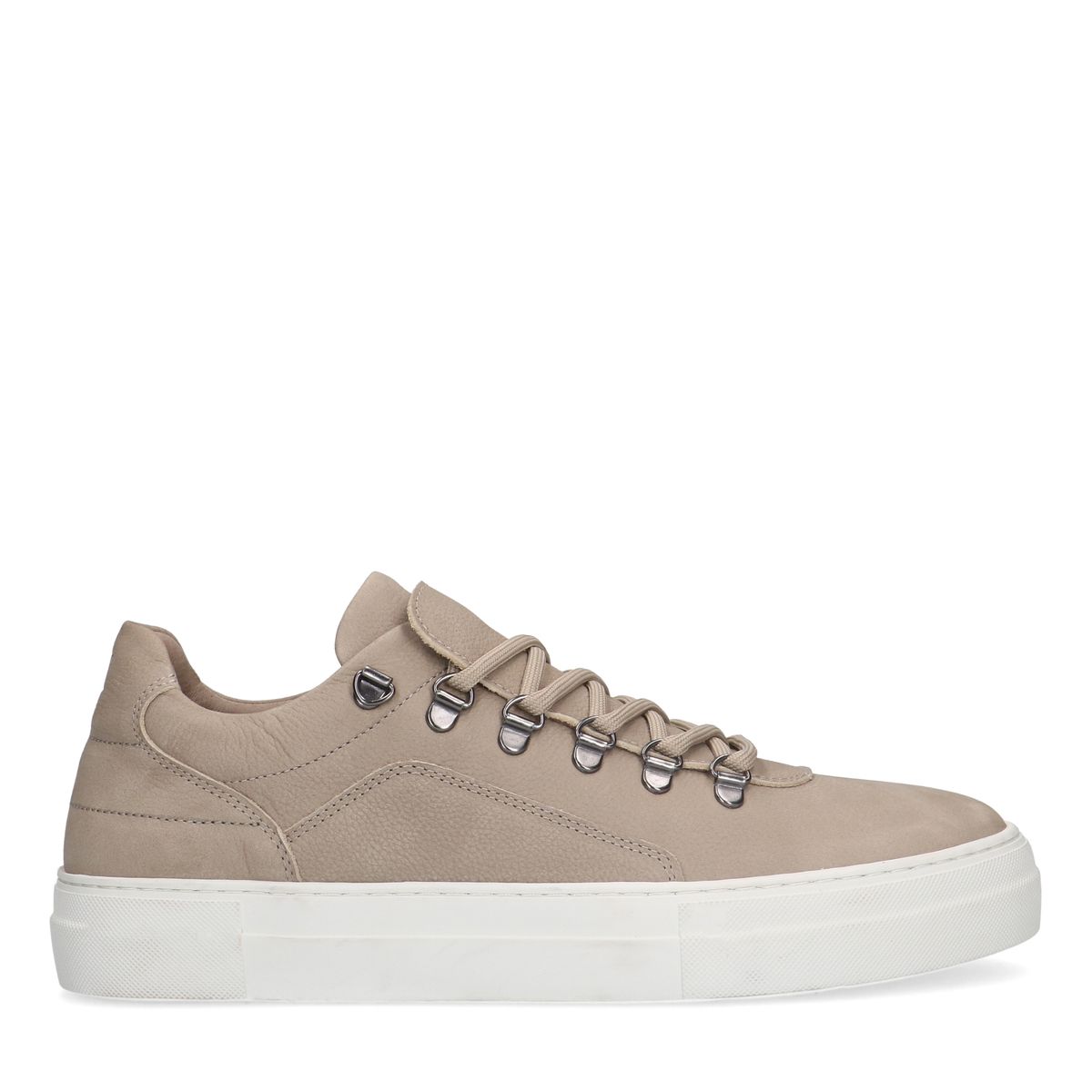 Licht grijze nubuck sneakers