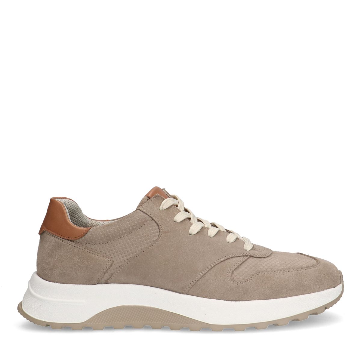 Beige suède sneakers