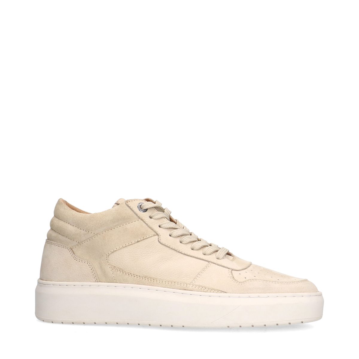 Manfield Beige nubuck sneakers