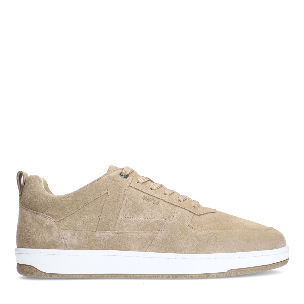 Beige suède sneakers