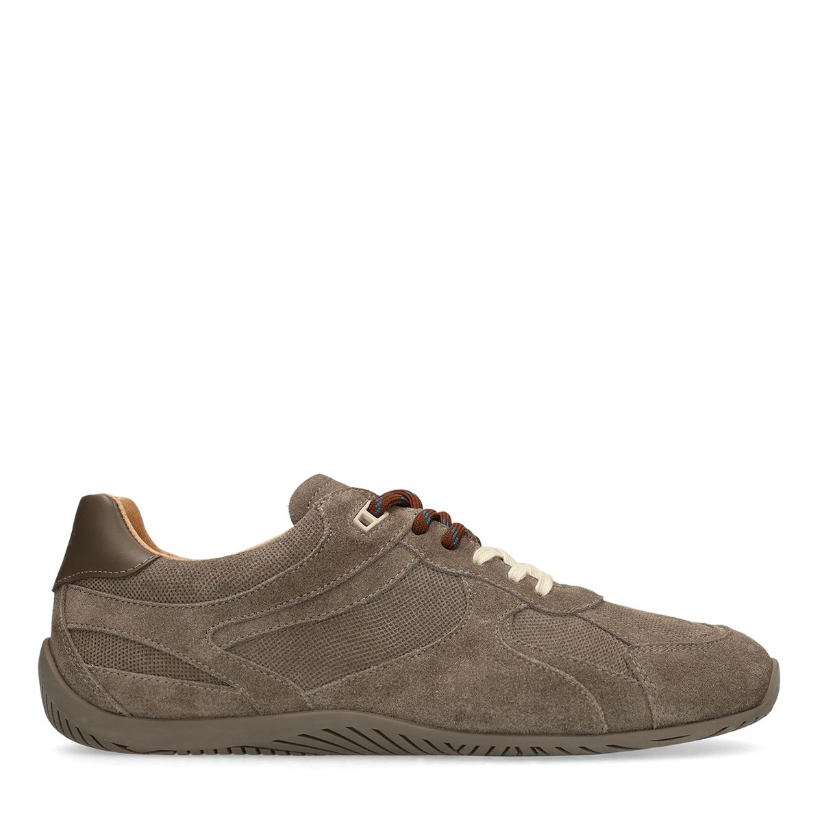 Beige suède barefoot sneakers