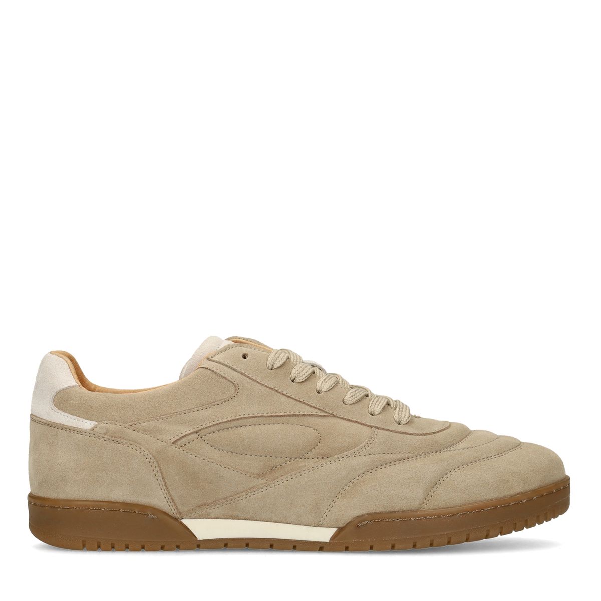 Beige suède sneakers