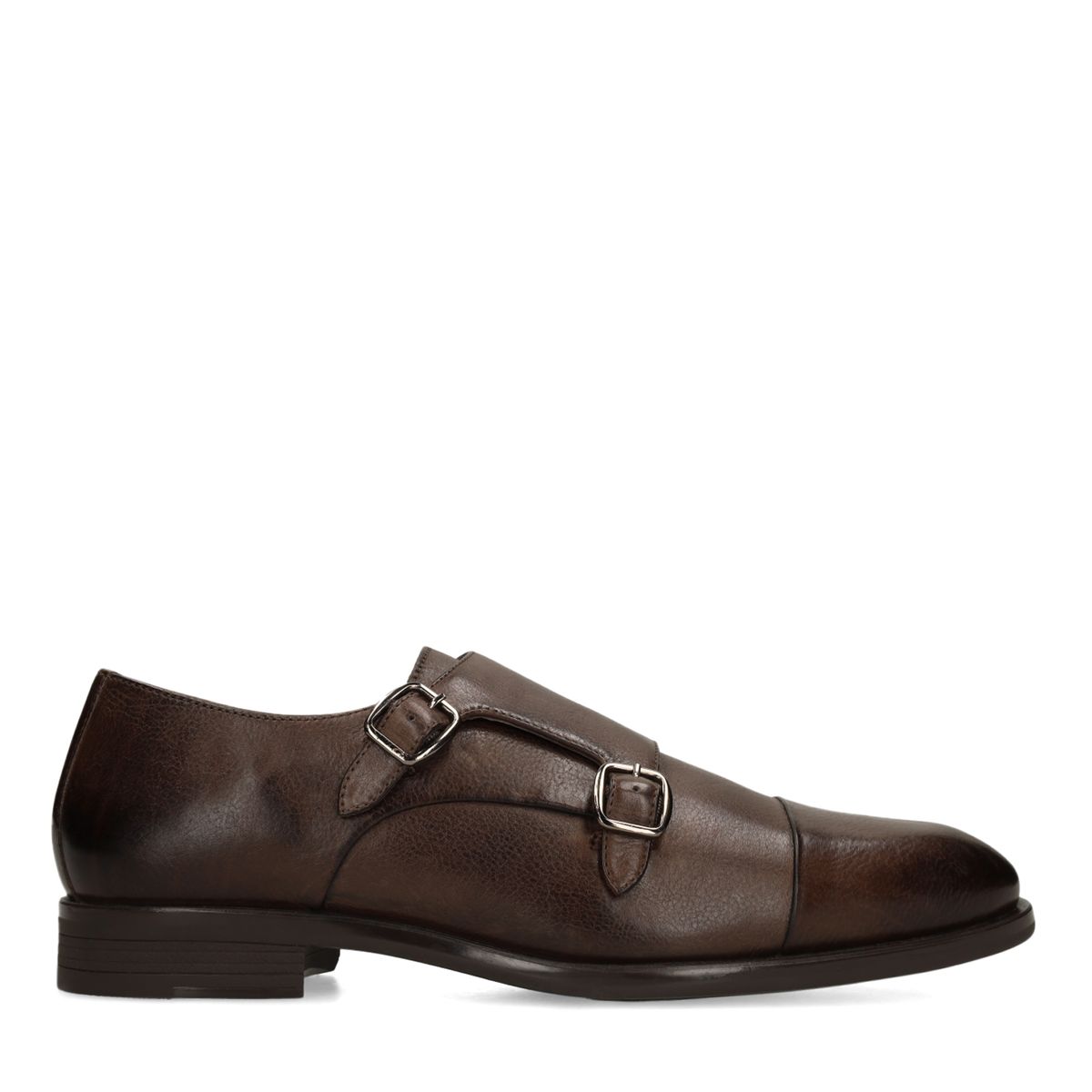 Bruine leren gespschoenen