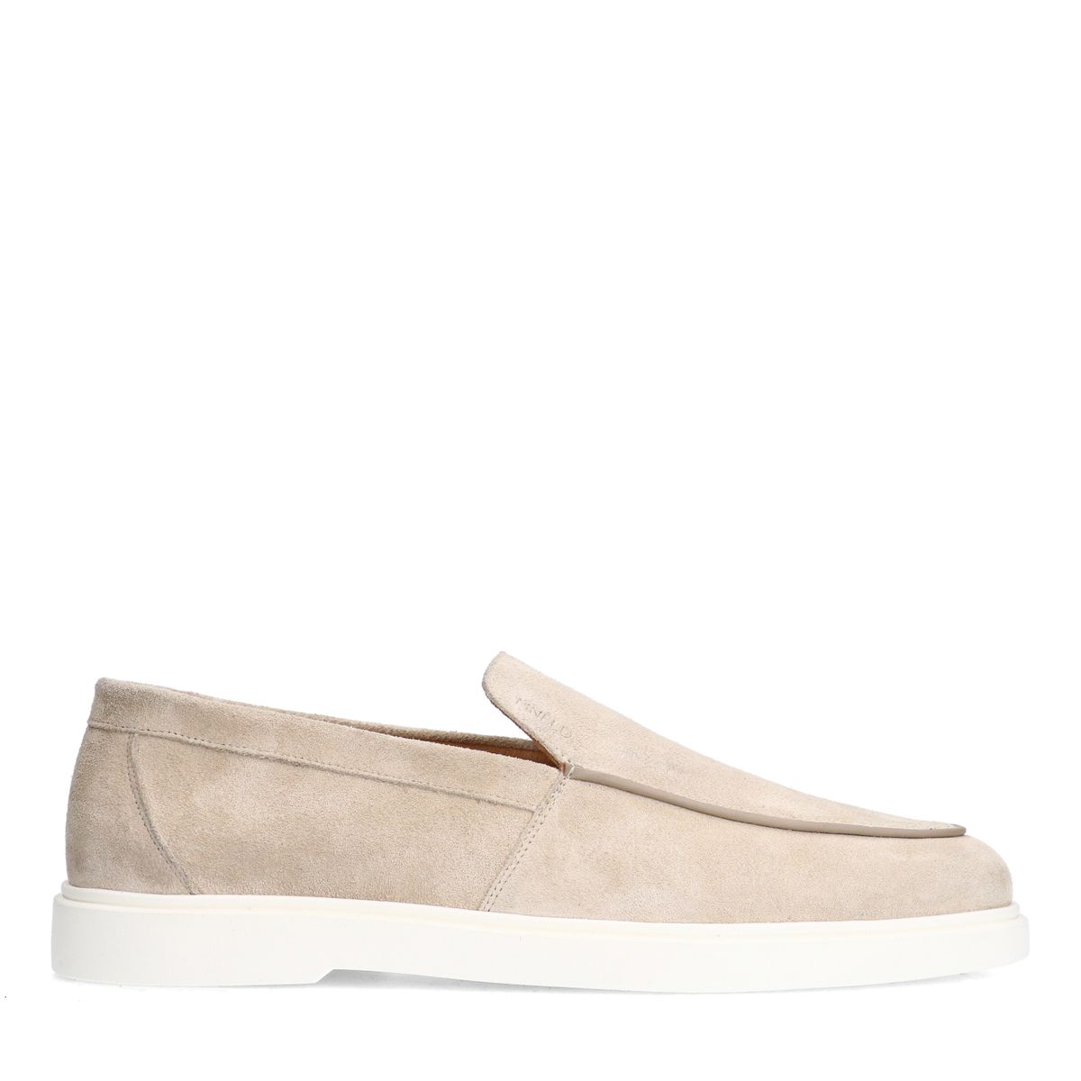 Beige suède loafers