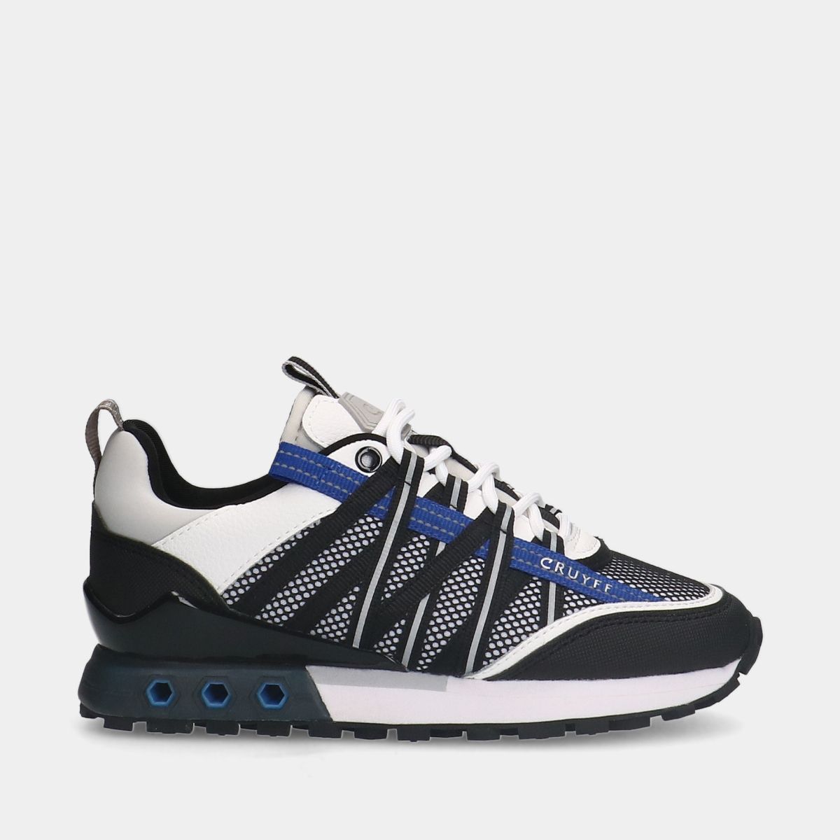 cruyff fearia blue/grey kinder sneakers (maat 38)