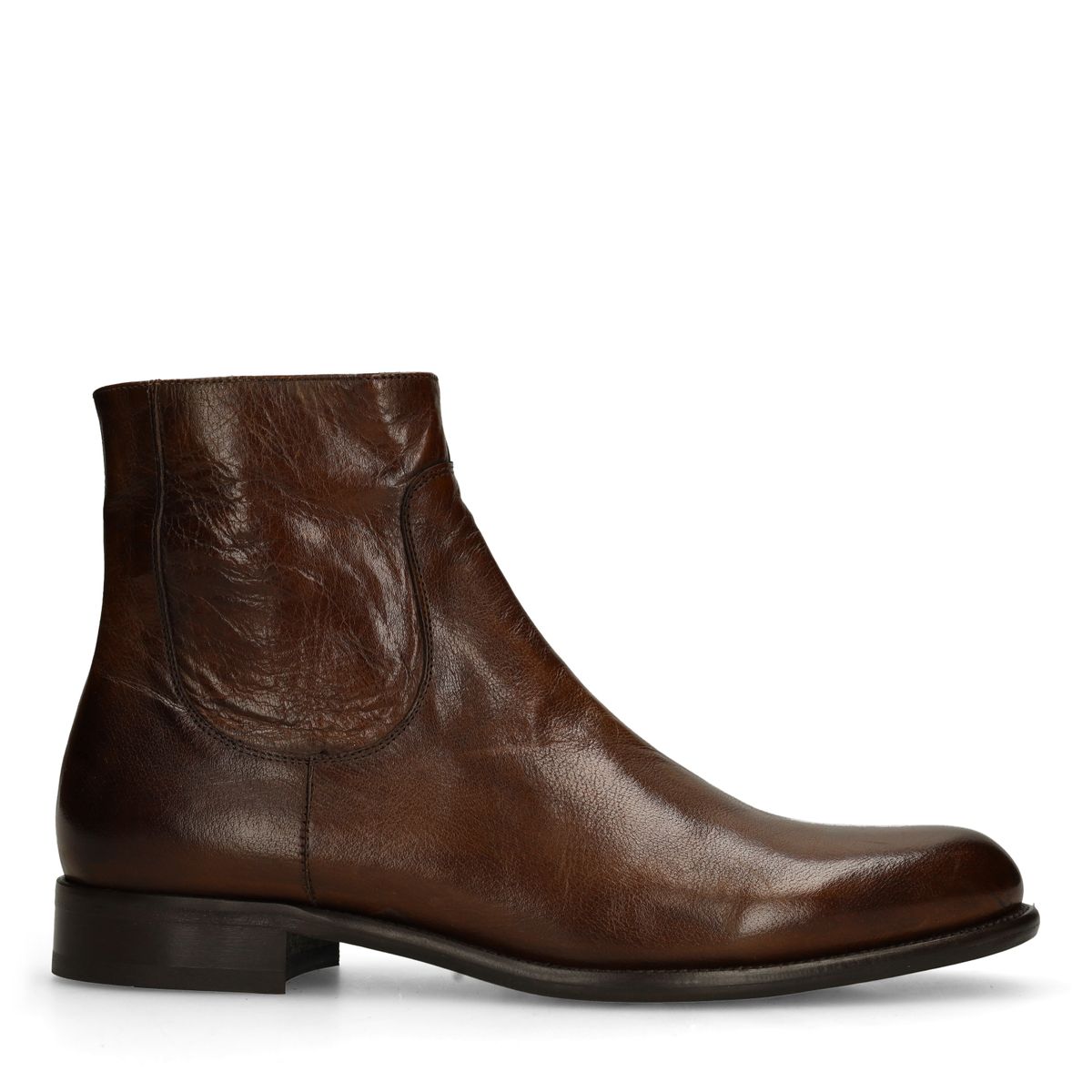 Bruine leren boots