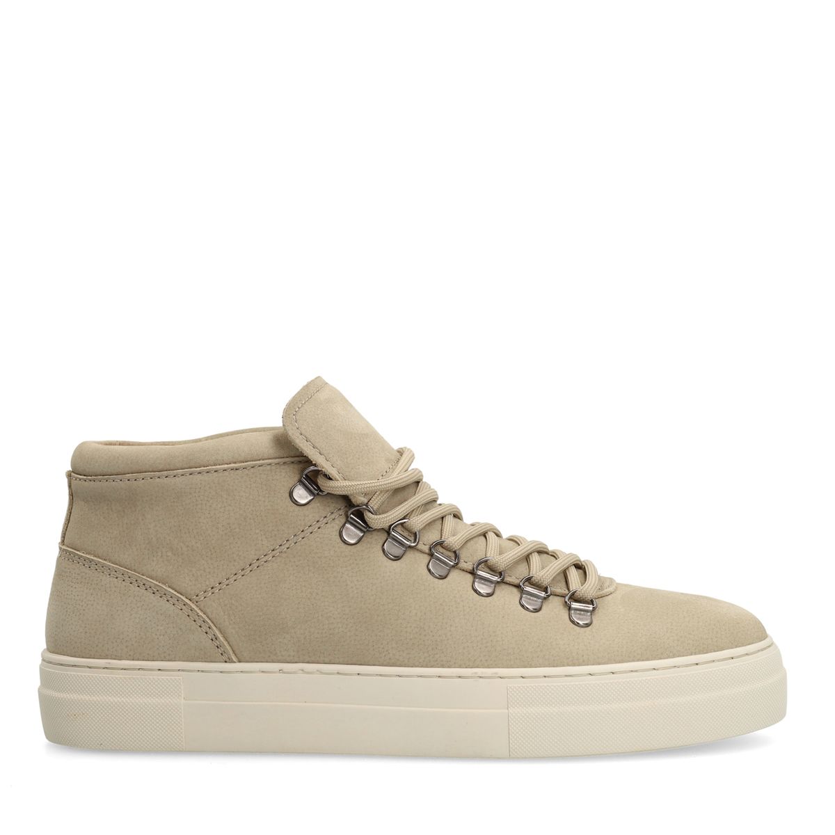 Beige nubuck sneakers