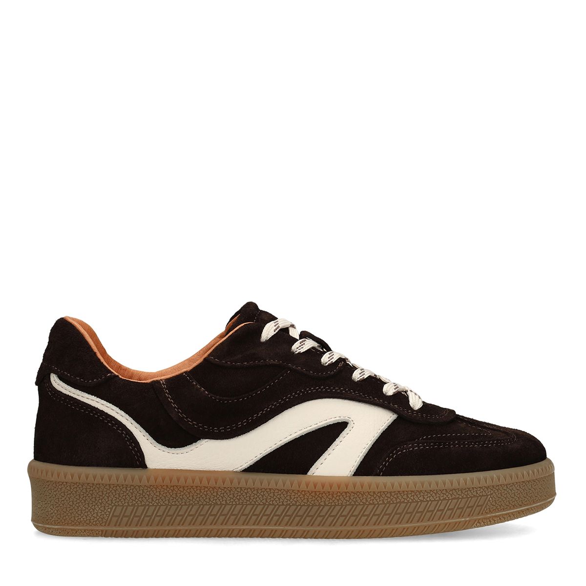Bruine suède sneakers