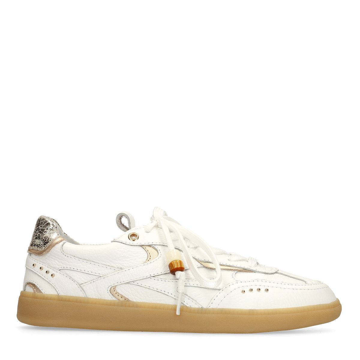 Witte leren sneakers