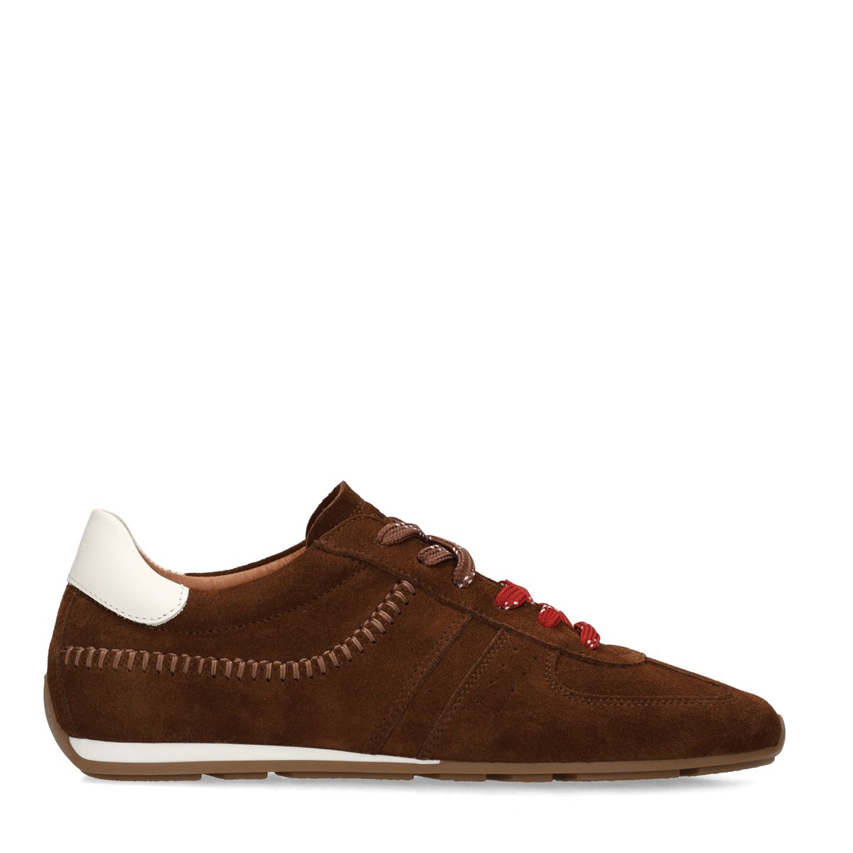 Bruine suède sneakers