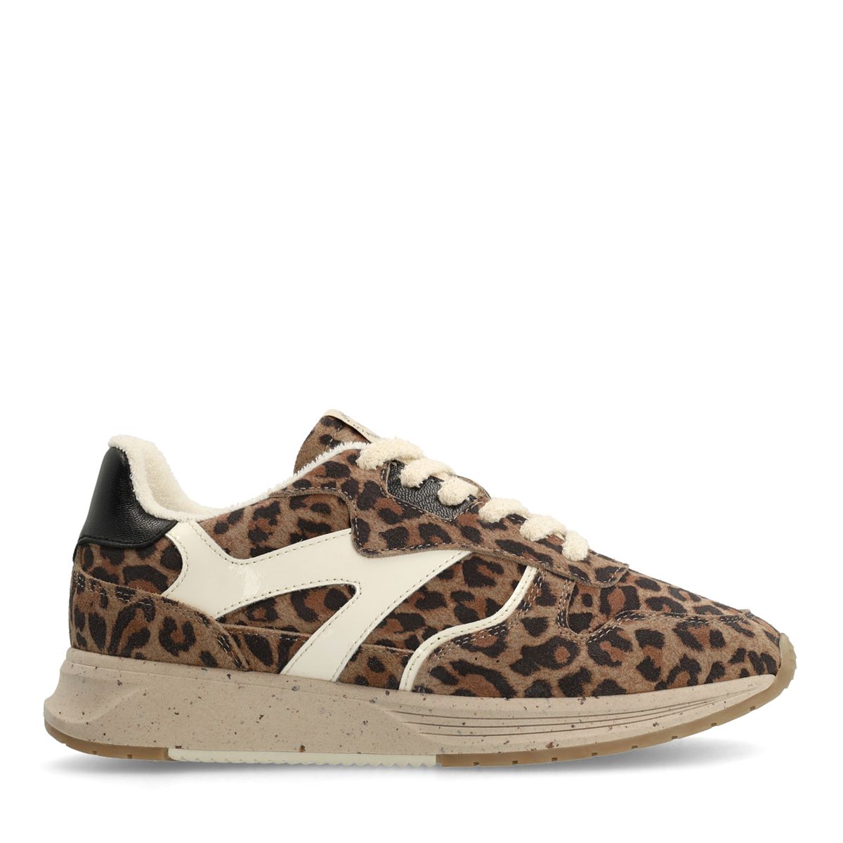 Suède leopard sneakers
