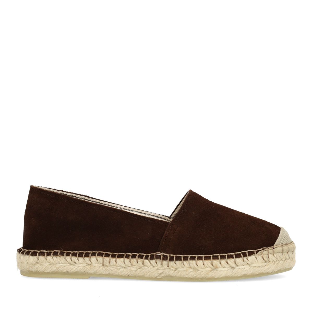 Bruine suède espadrilles