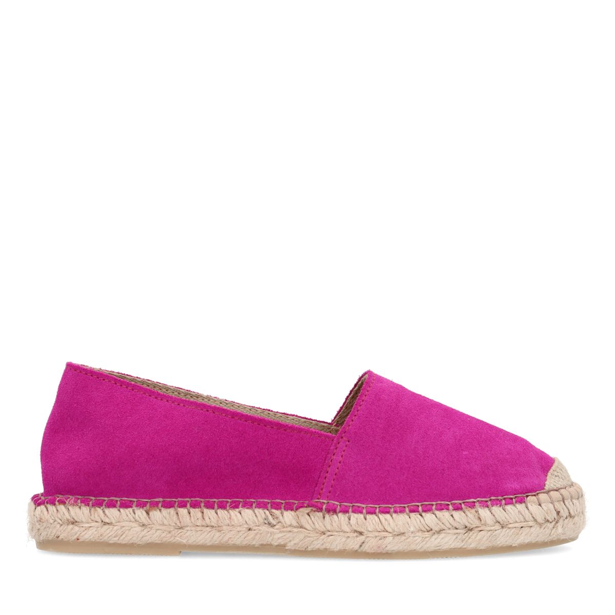 Donker roze suède espadrilles