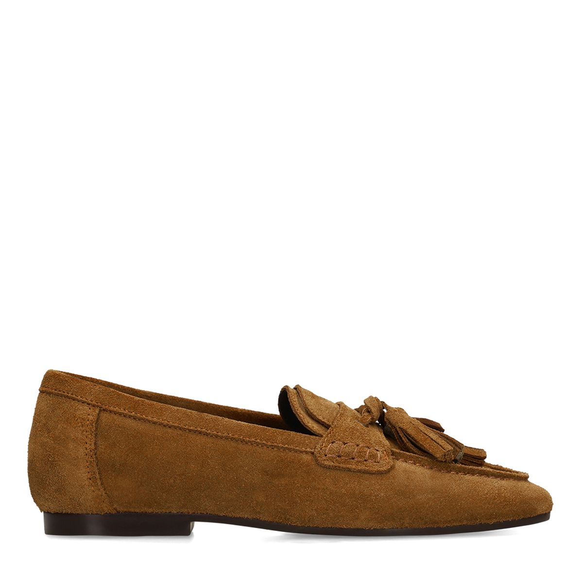 Cognac suède loafers