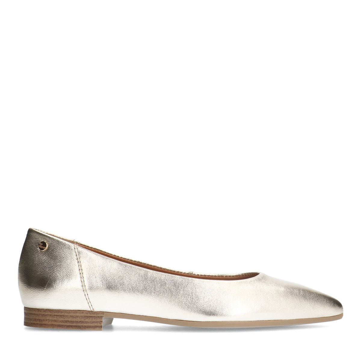 Gouden leren ballerina's