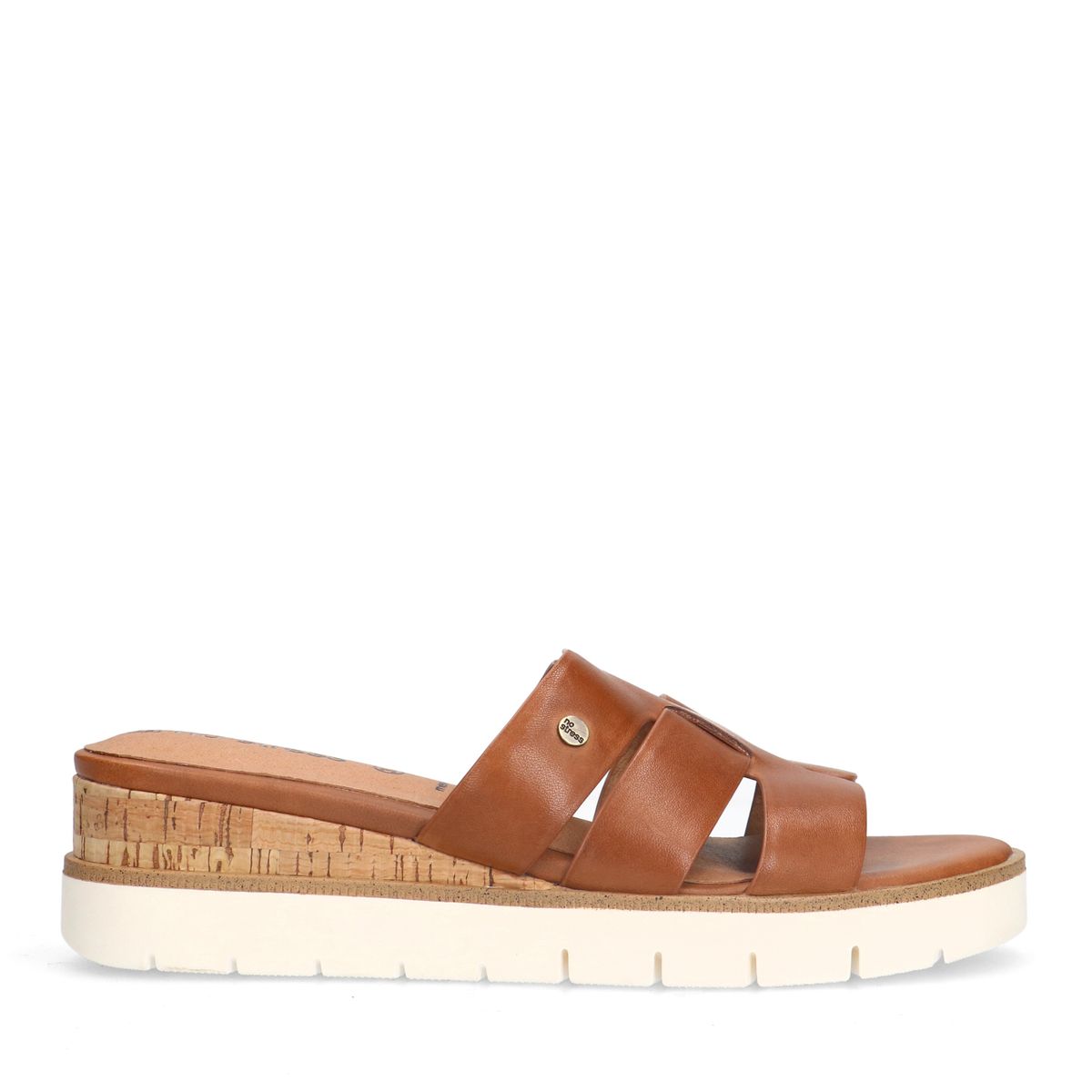 Bruine leren sandalen