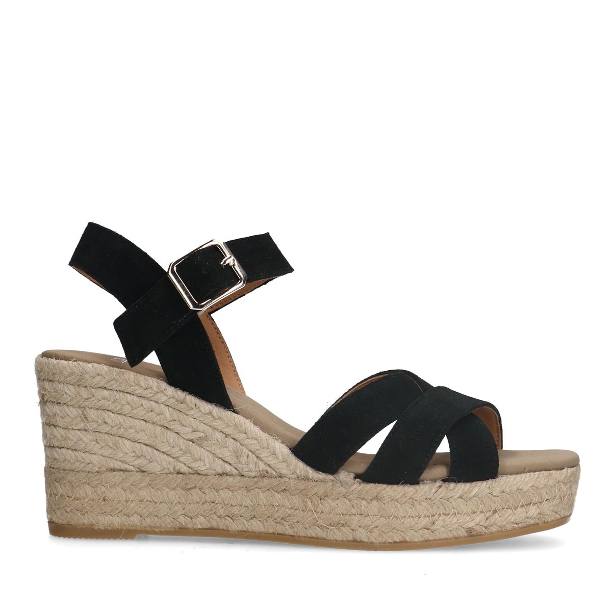 Zwarte suède sleehakken