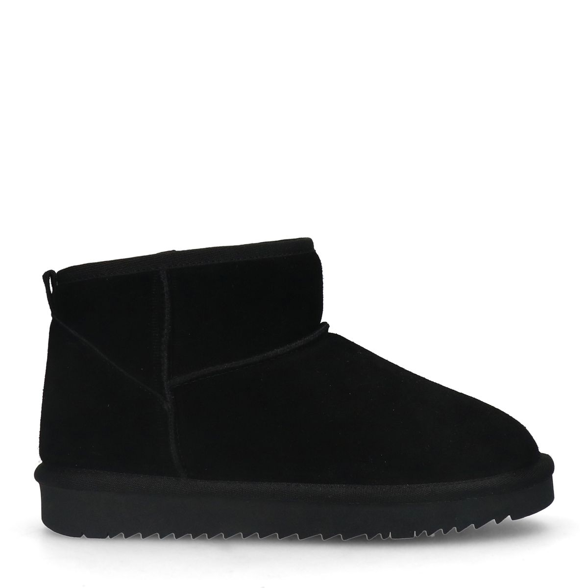 Zwarte suède boots