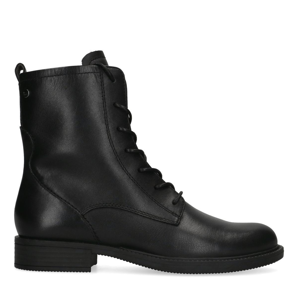 Zwarte leren veterlaarsjes