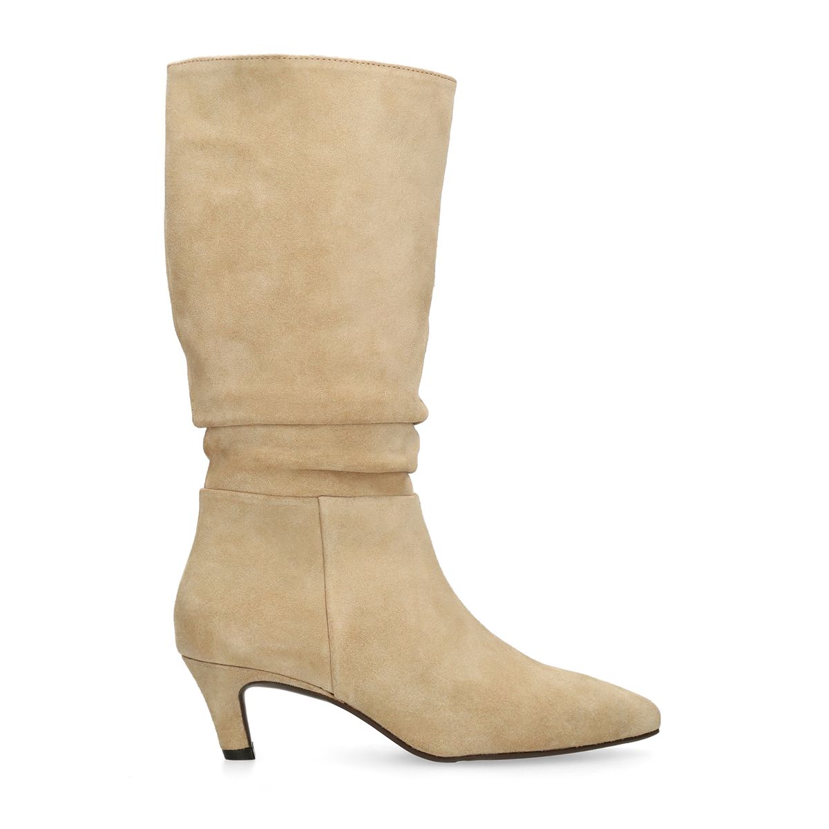 Beige suède laarzen