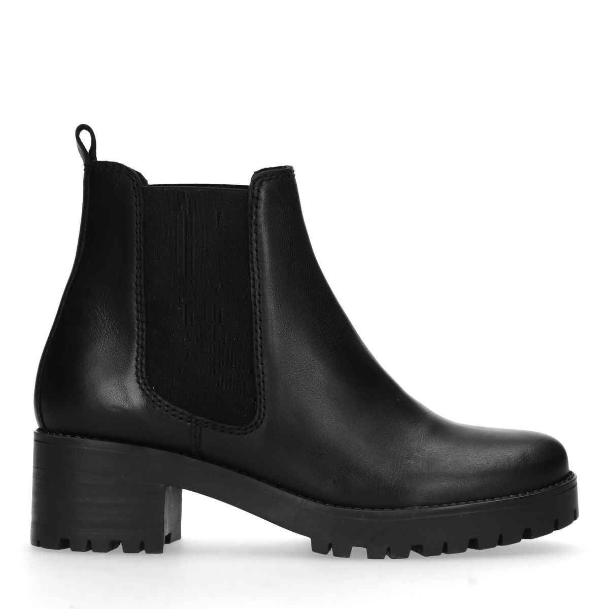 Chelsea Boots mit Blockabsatz