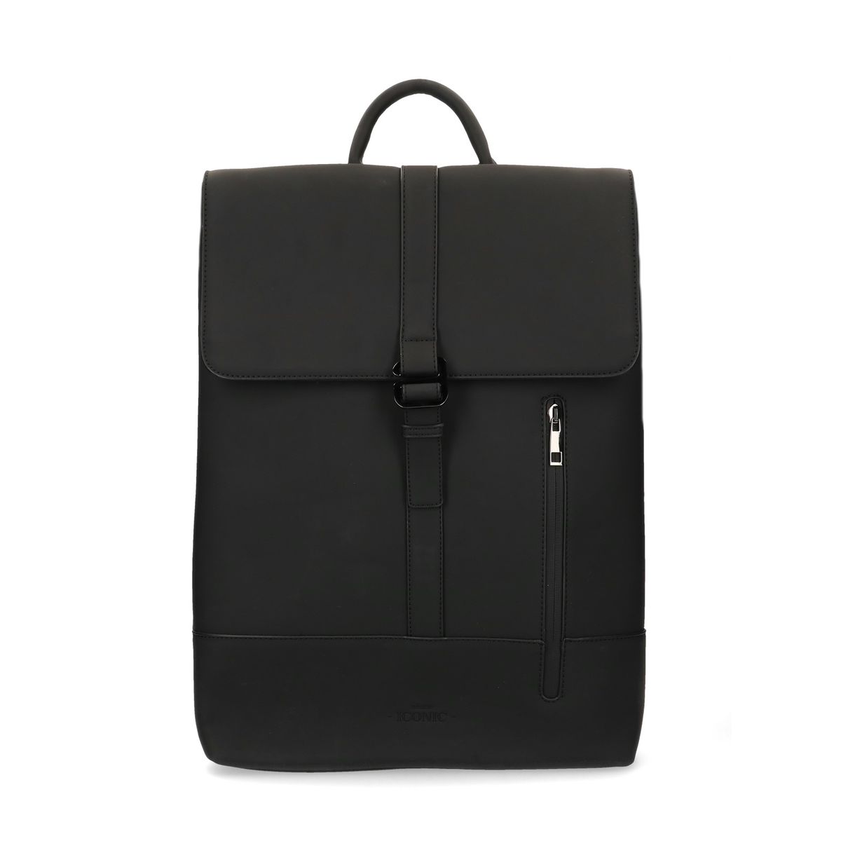 Schwarzer Rucksack mit Laptoptasche