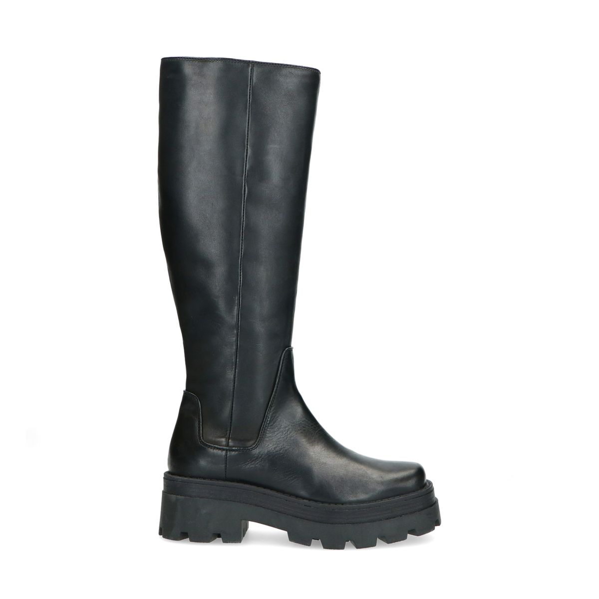 Schwarze Chelsea Boots mit hohem Schaft