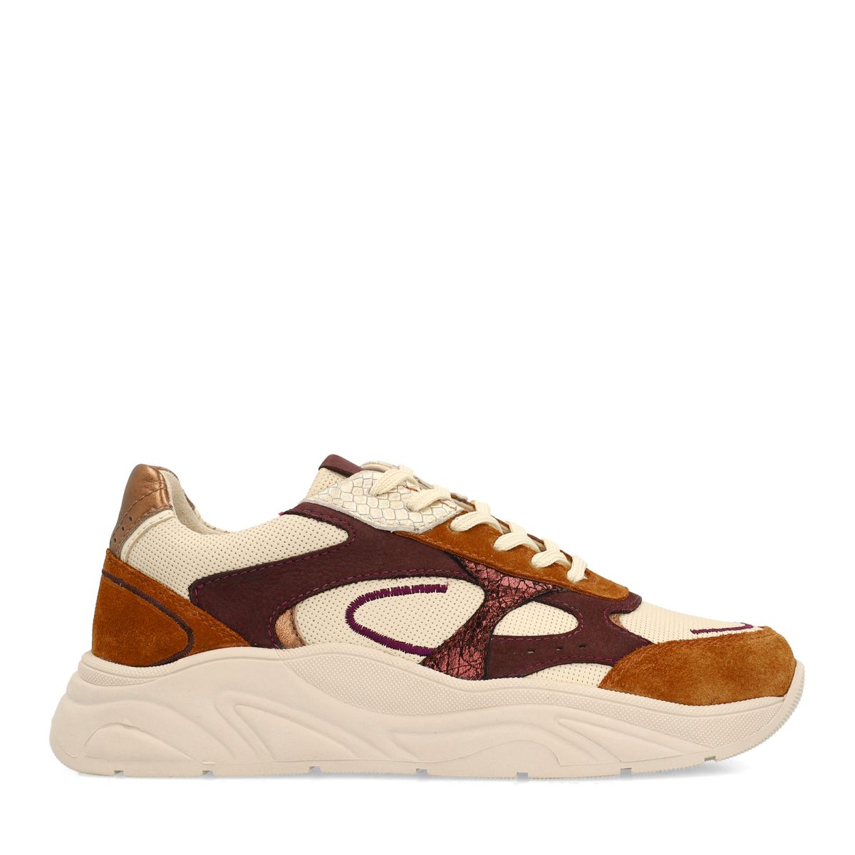 Baskets avec détails - beige - Sacha - Modalova