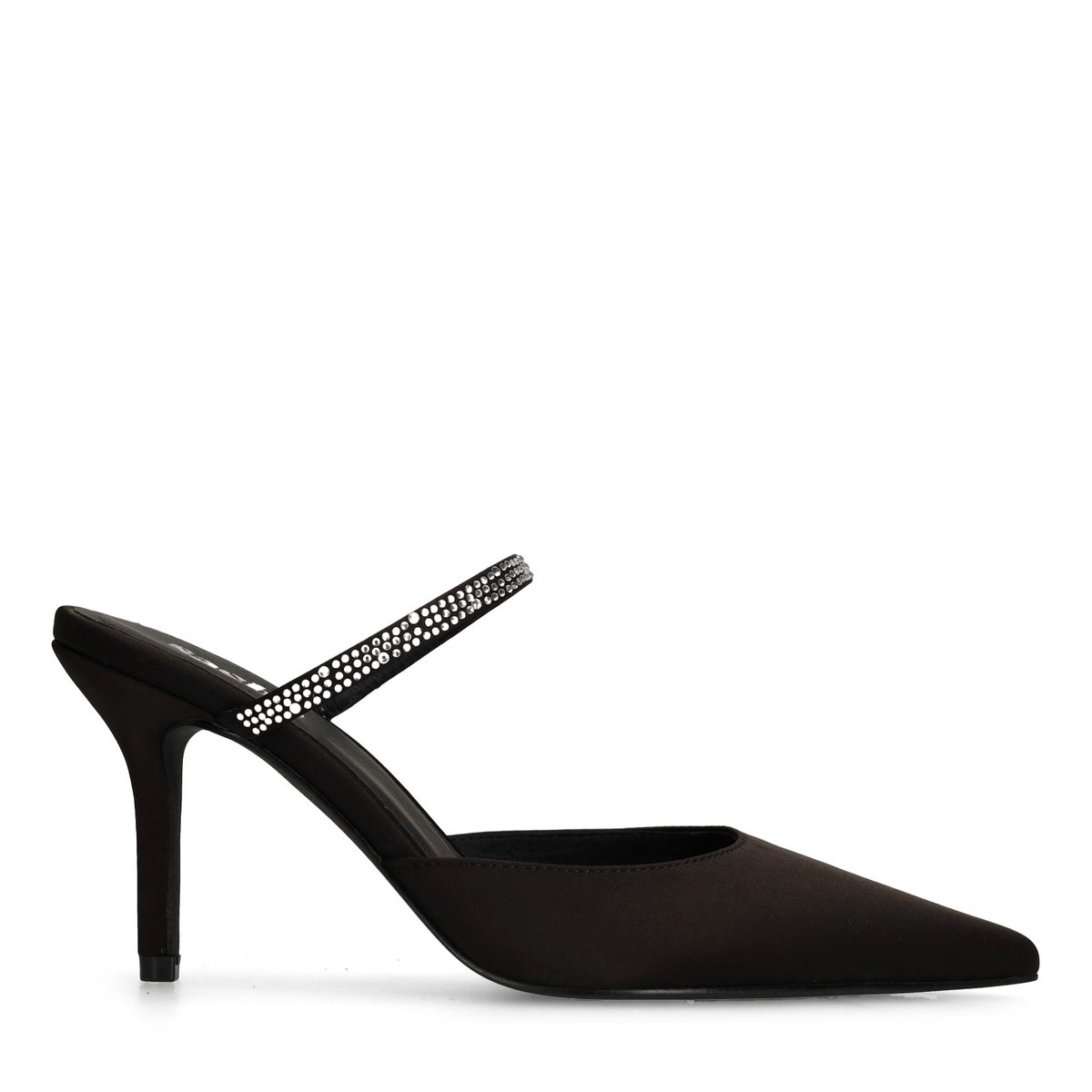 Zwarte pumps met strass bandje - Sacha - Modalova