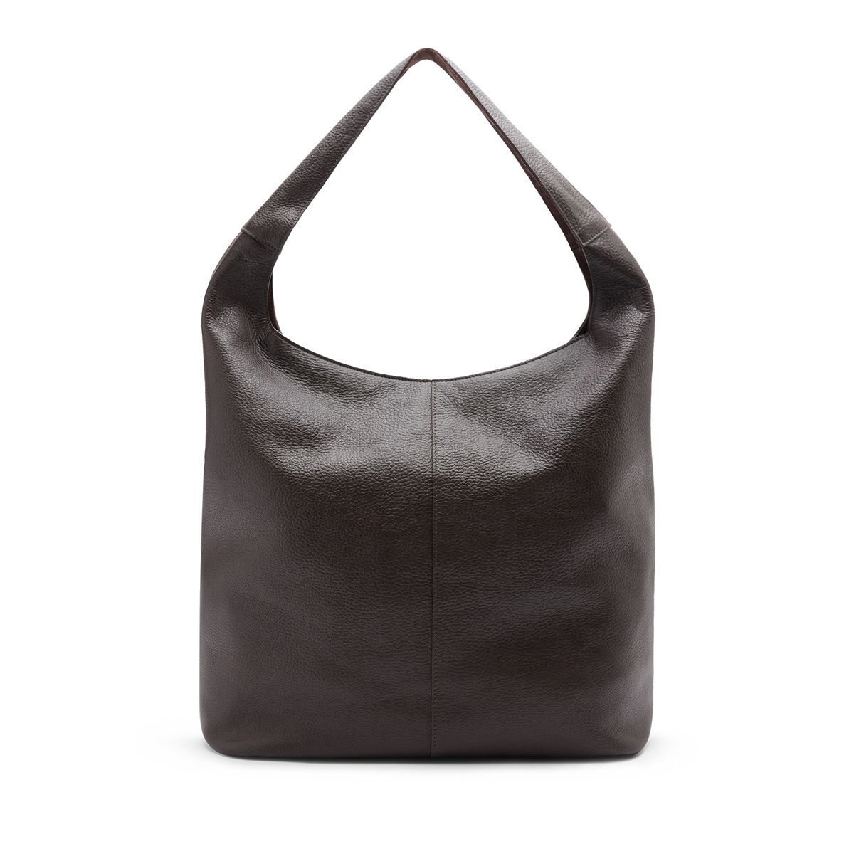 Bruine leren shopper