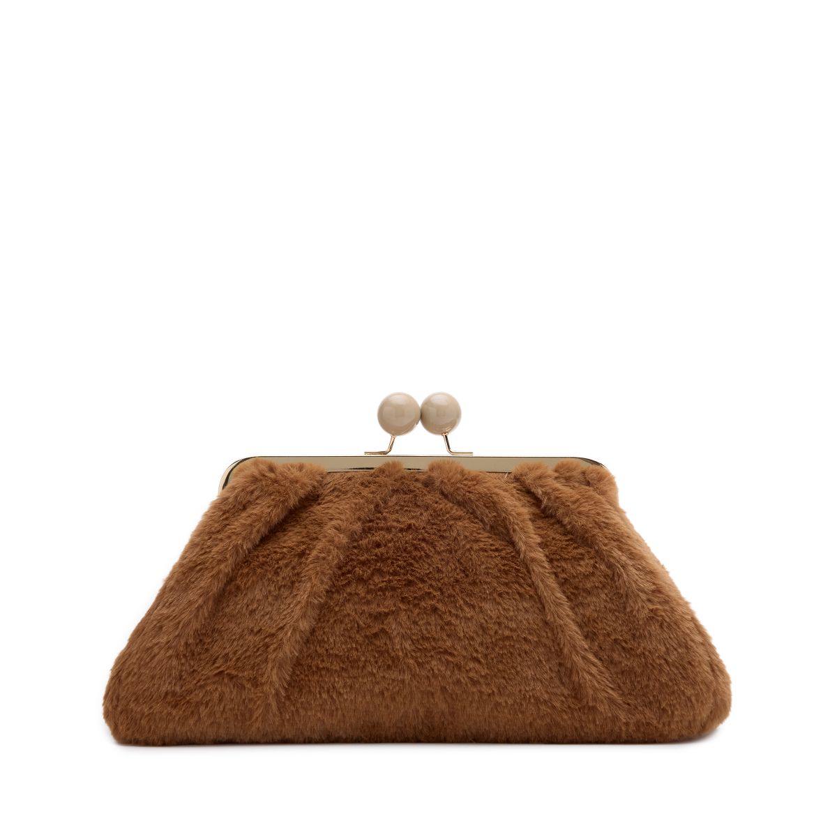 Manfield Bruine Fur Clutch