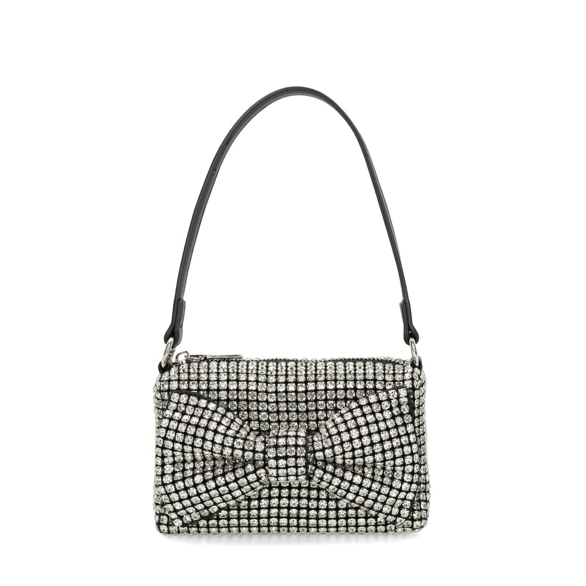 Glitter handtasje met strik