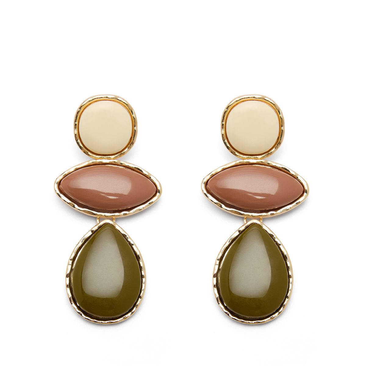 Multicolor statement oorbellen