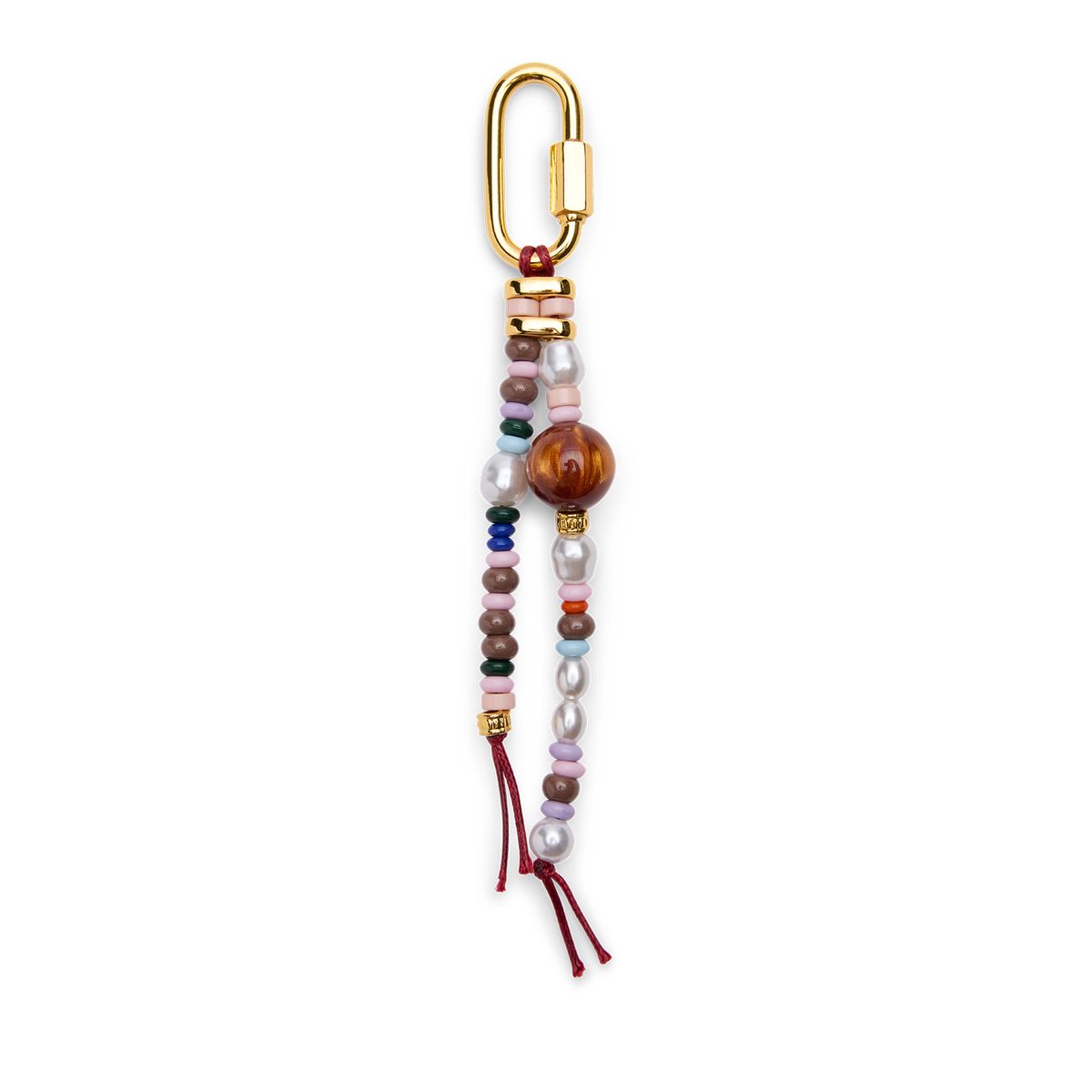 Manfield Multicolor Kralen Bag Charm