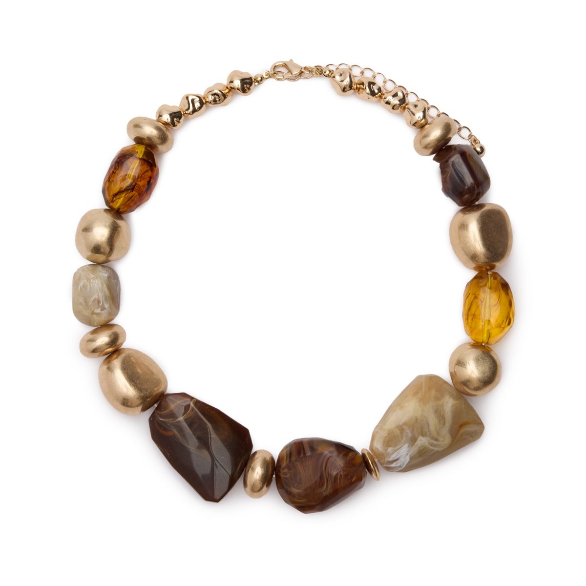Manfield Multicolor Kralenketting - Maat Onesize