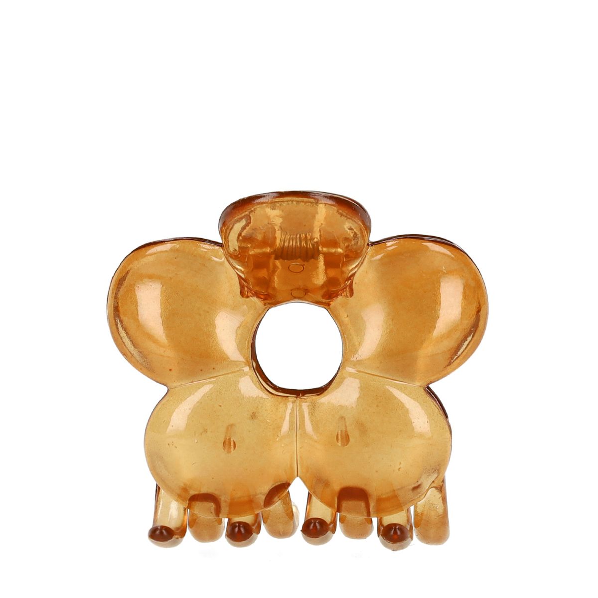 Bruine bloemen haarklem