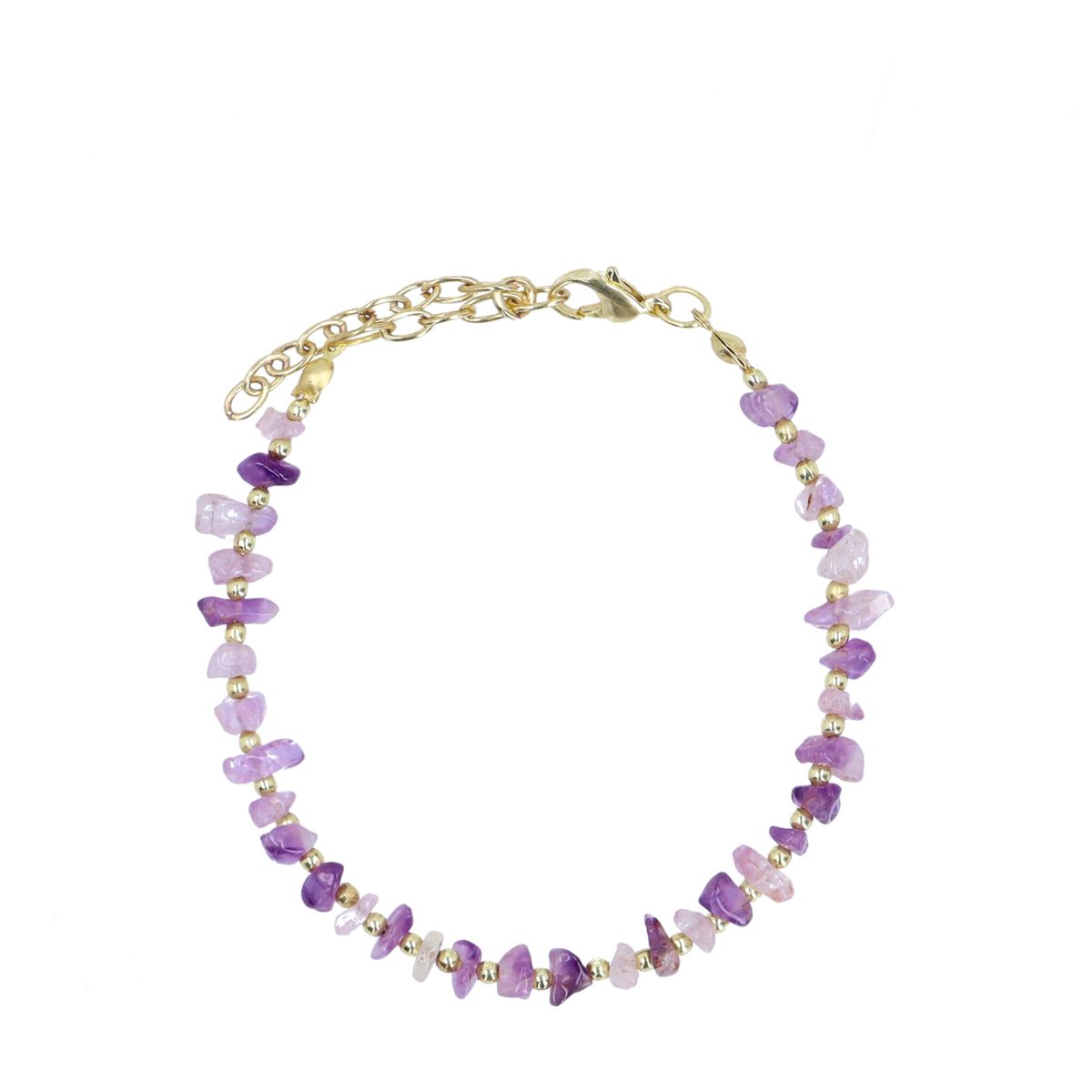 Paarse kralen armband