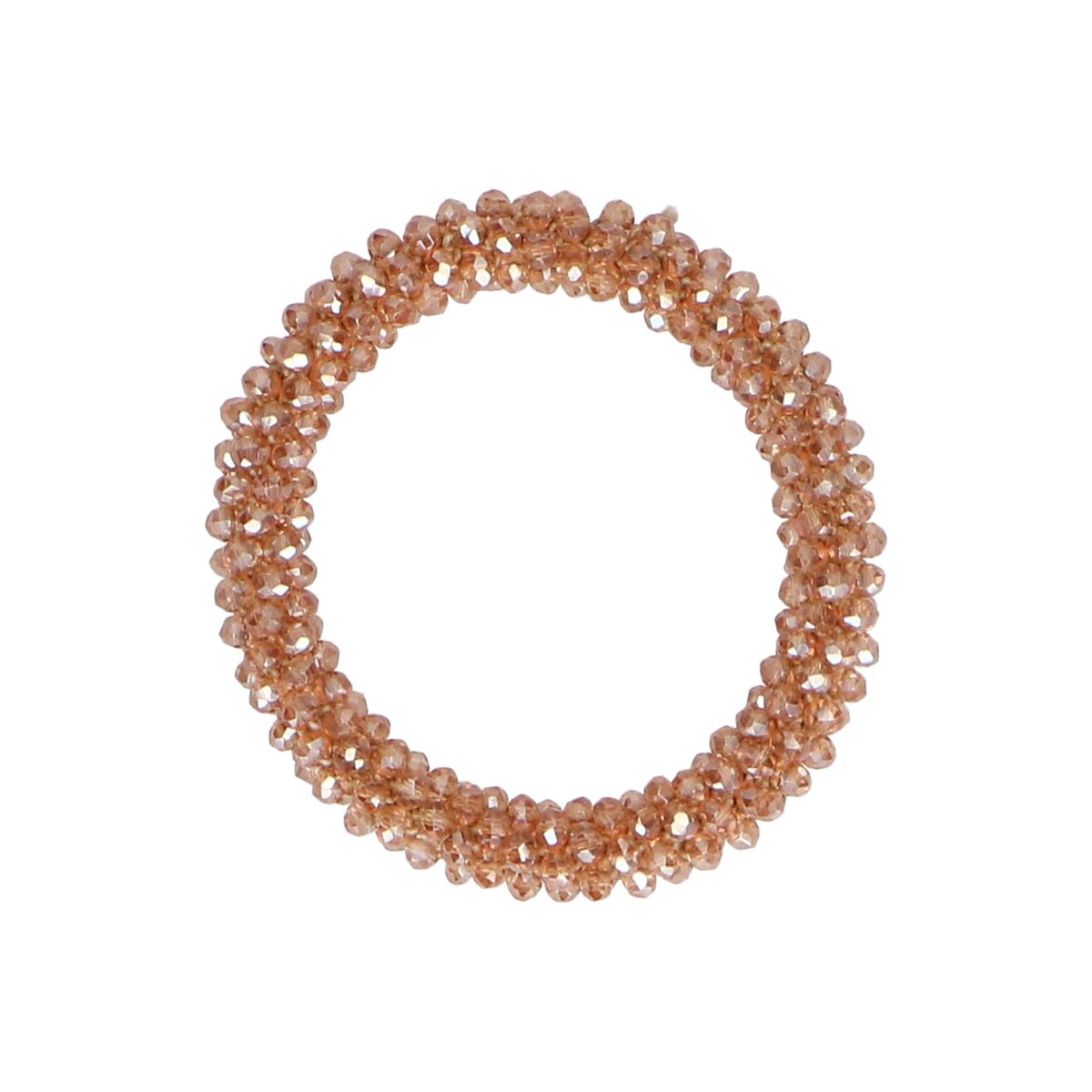 Armband met roze glaskralen