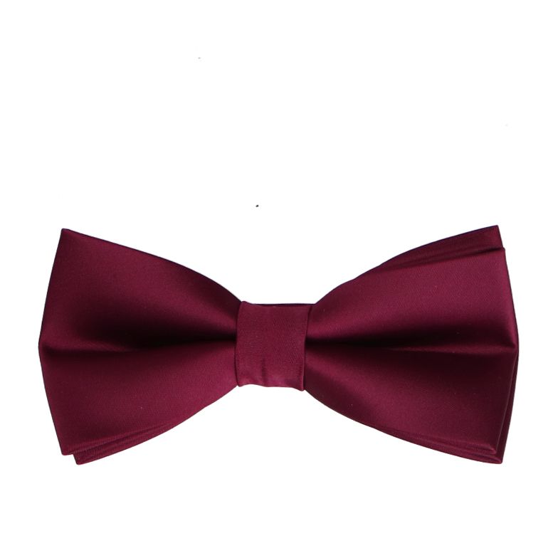 Burgundy voorgestrikte vlinderstrik