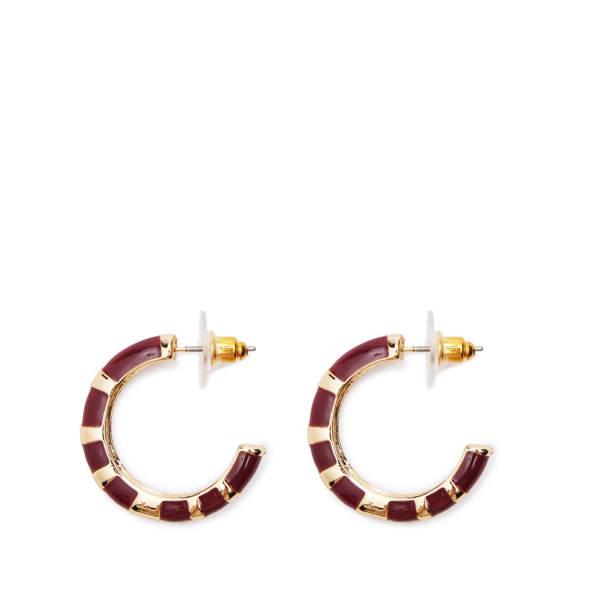 Bordeaux rode ringen met gouden details