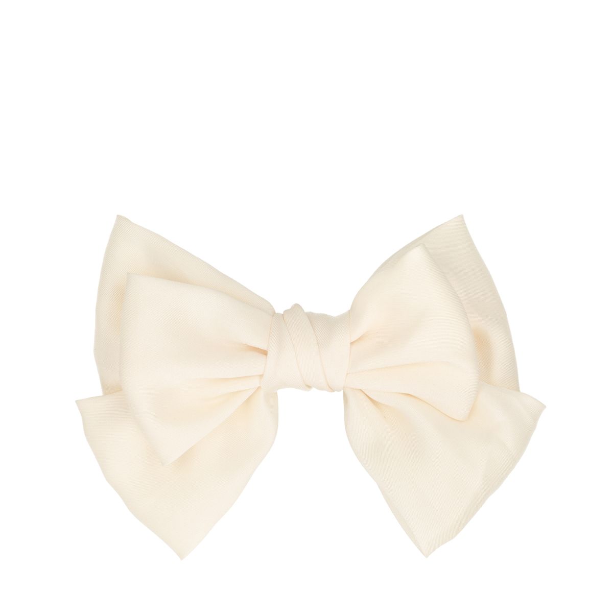 Witte haarclip met strik