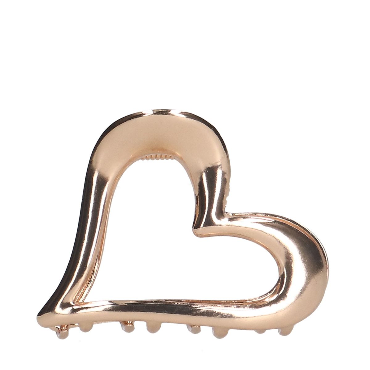 Goudkleurige hartjes haarklem