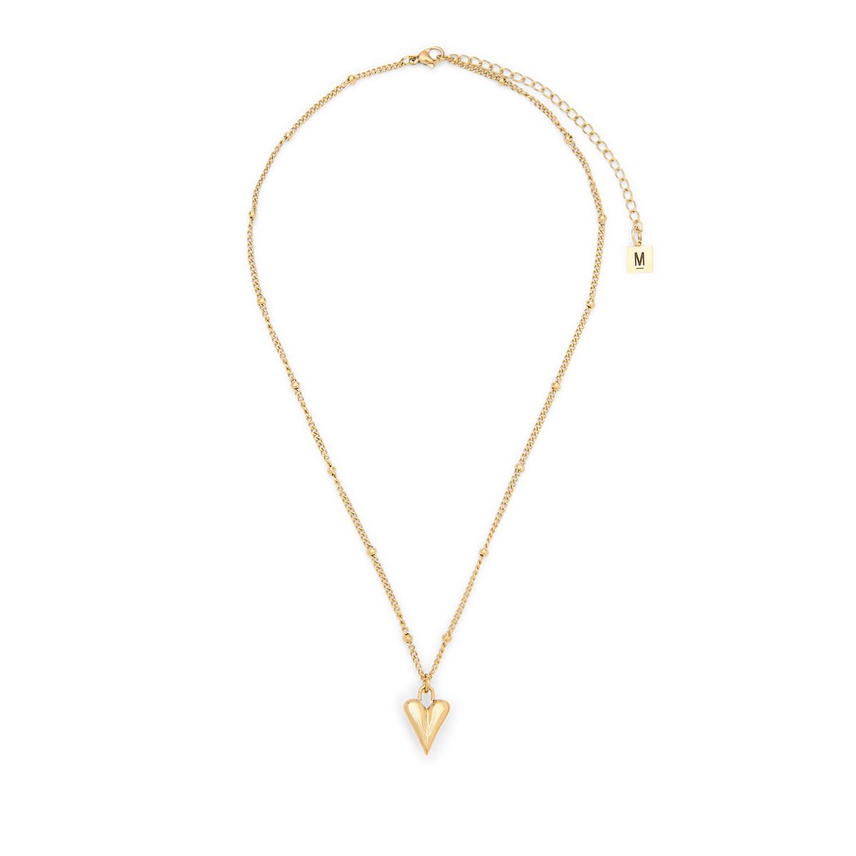 Gouden hartjes ketting