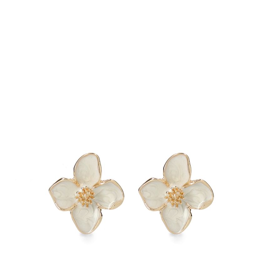 Gele bloemen oorbellen