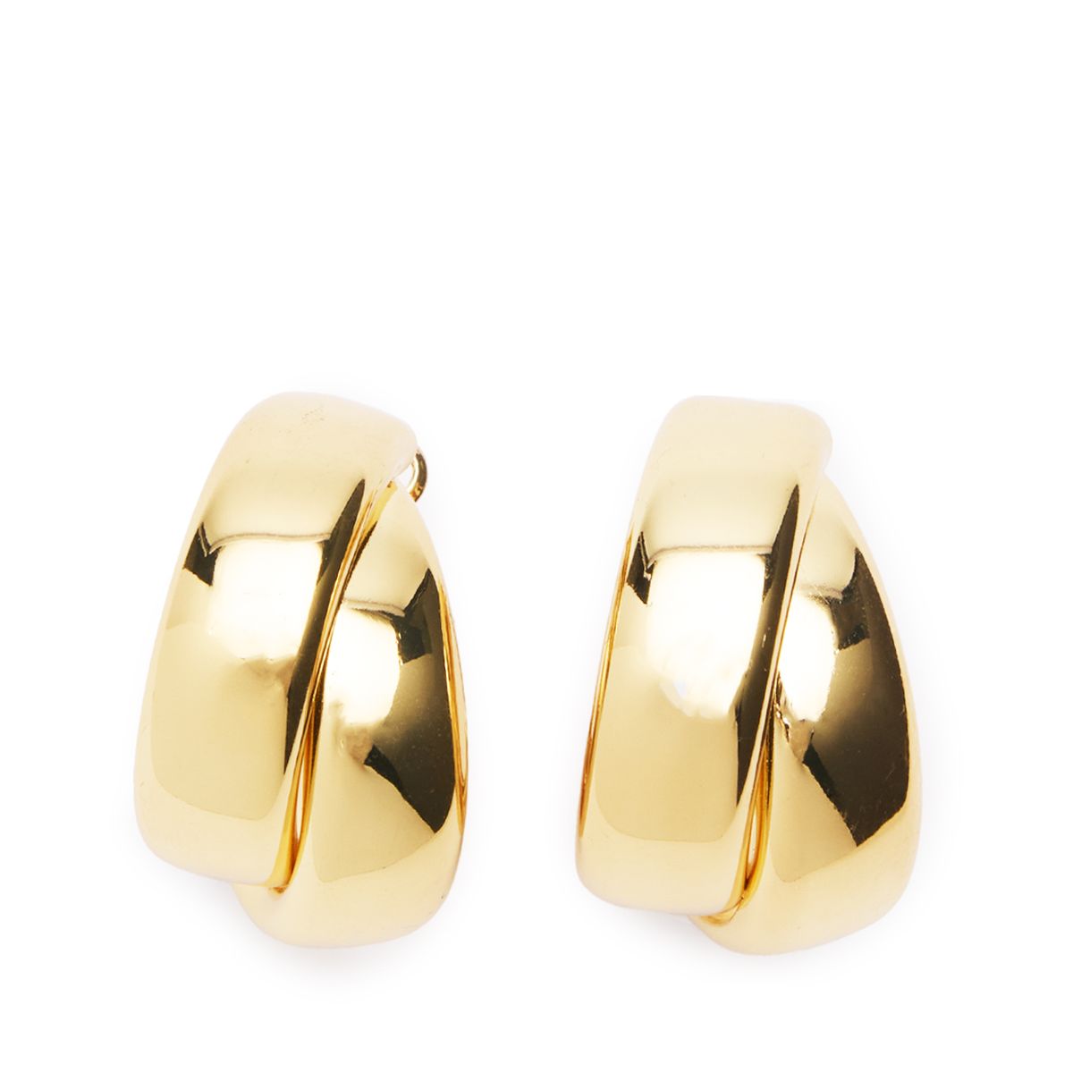 Gouden statement oorbellen